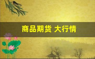 商品期货 大行情(商品期货大行情靠什么驱动)_https://www.jumanxin.com_深交所_第1张